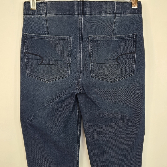 American Eagle Lace Up Fly Mid-rise Skinny Jeans 360 Degree Next Level Stretch 4 - Picture 7 of 11